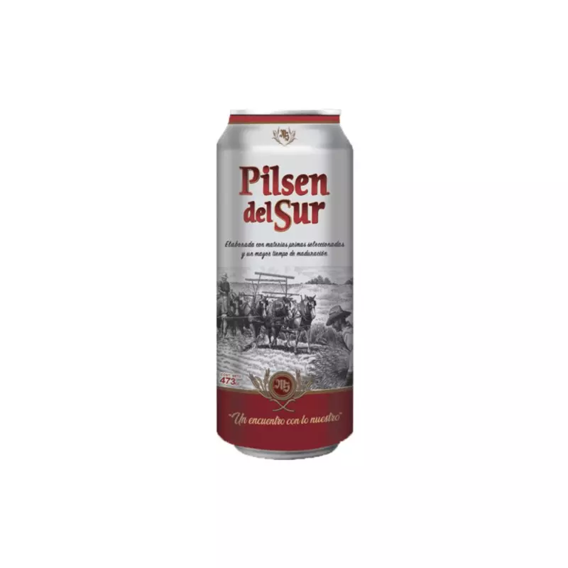 Cerveza Pilsen del Sur 4.4º 473 c.c.