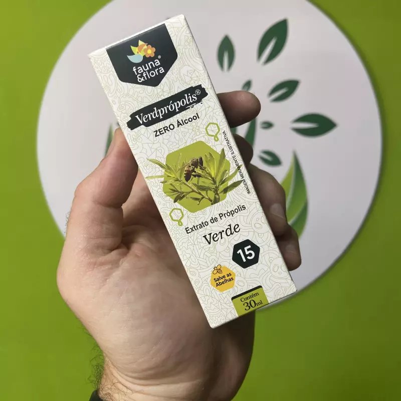 Própolis 15% verde alecrim s/ álcool