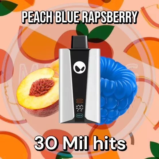 Peach Blue Rapsberry