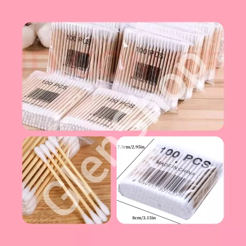 Set 100 bastoncillos de oidos