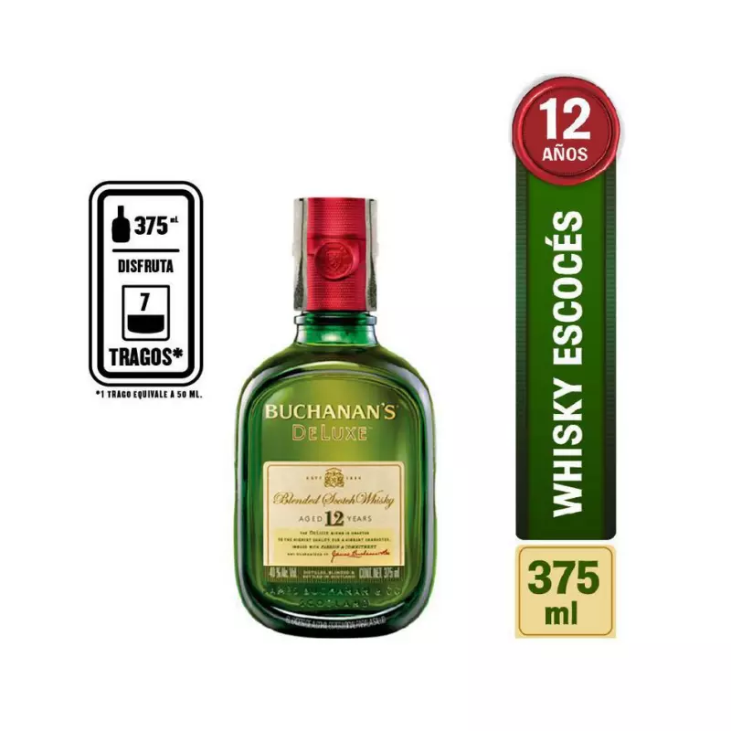 Buchanan's Deluxe Media 375ml