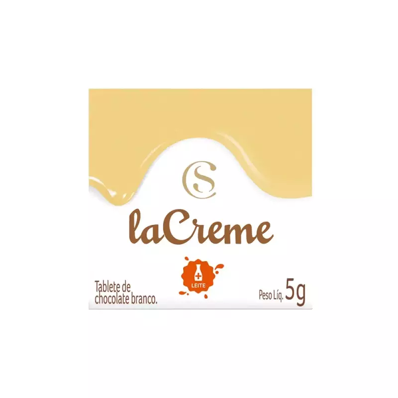Tablete laCreme Chocolate Branco 5g
