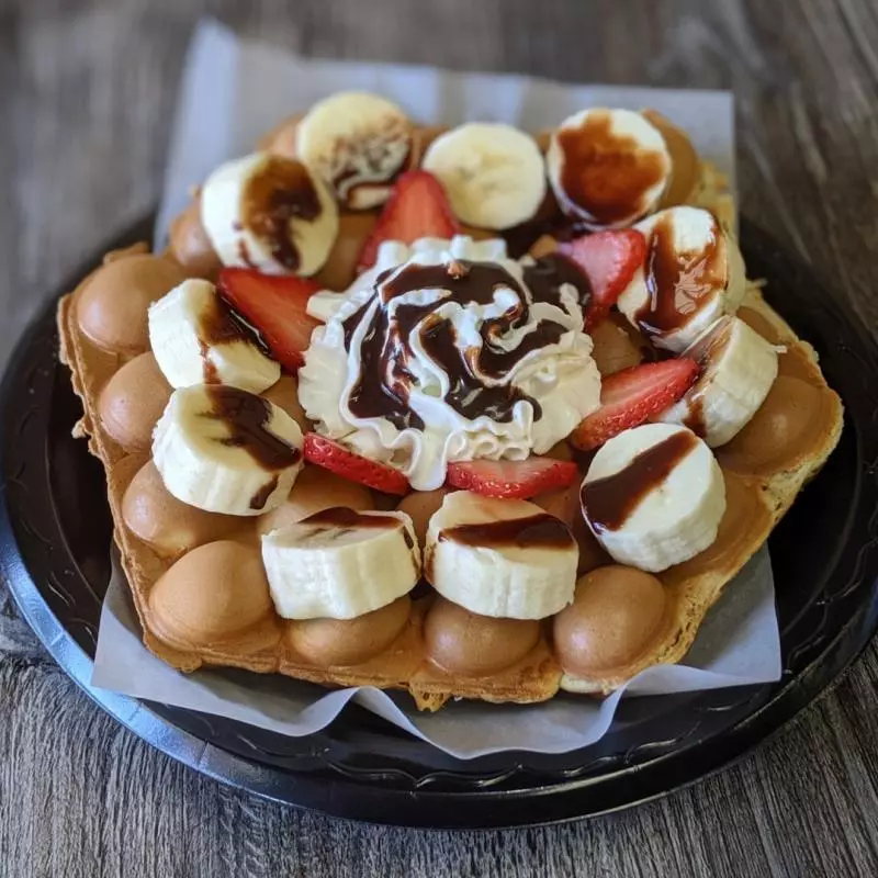 2.Happy Waffle