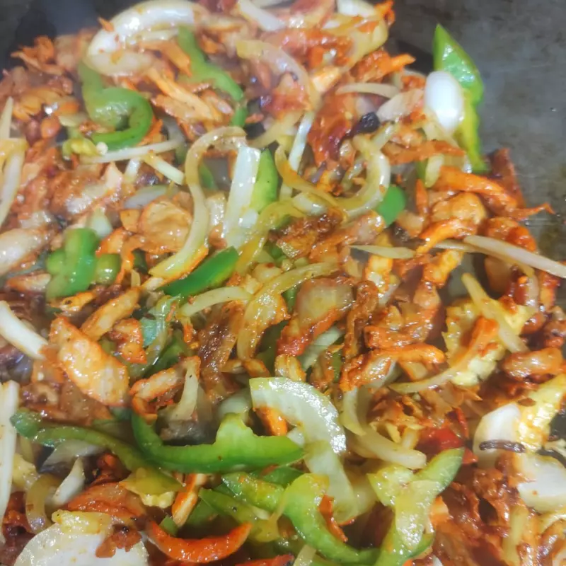 Alambre con chistorra