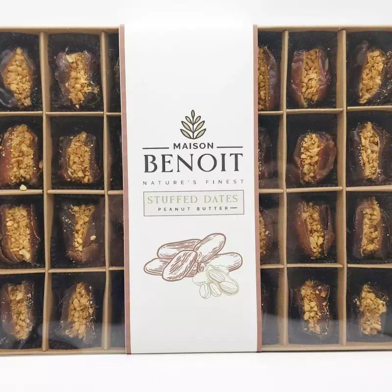 Stuffed Dates PB+Peanut 28pcs