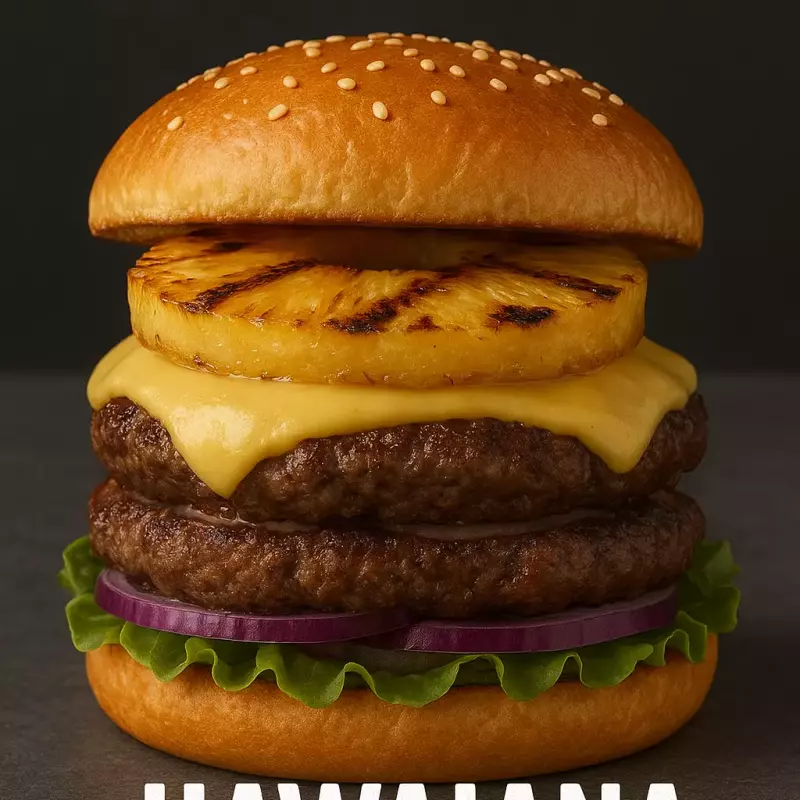 Doble hawaiana + Fritas 🍟