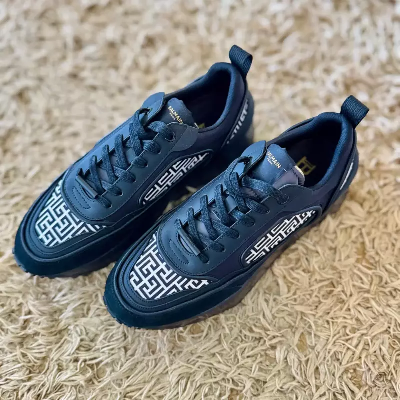 TENIS BALMAIN BLACK&WHITE