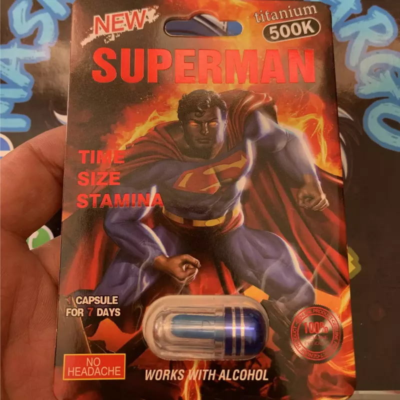 Pastilla Supermán 500K 🦹🏼💊