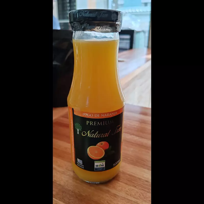 Jugo natural de naranja