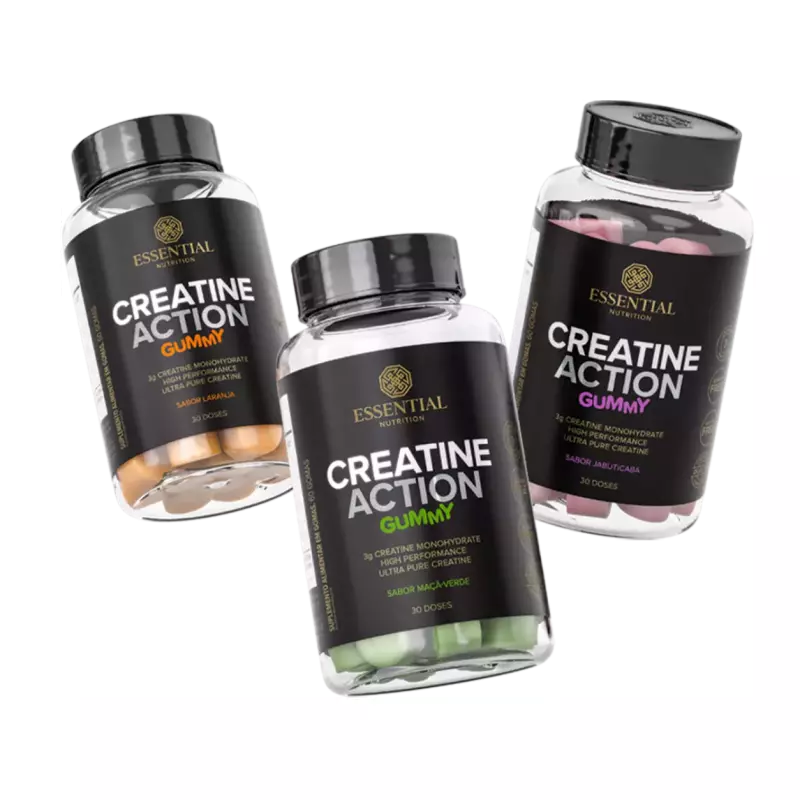CREATINE ACTION ESSENTIAL 60GOMAS(copy)