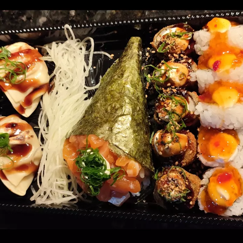 Mik Fit (10un+Temaki Fila)+2 Gyosas