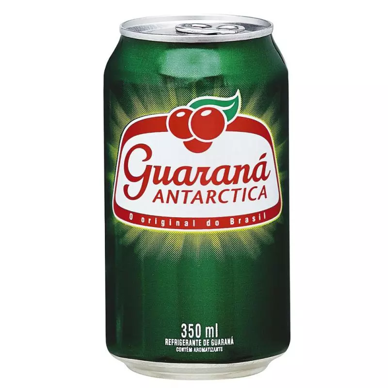 Guaraná antárctica latinha.