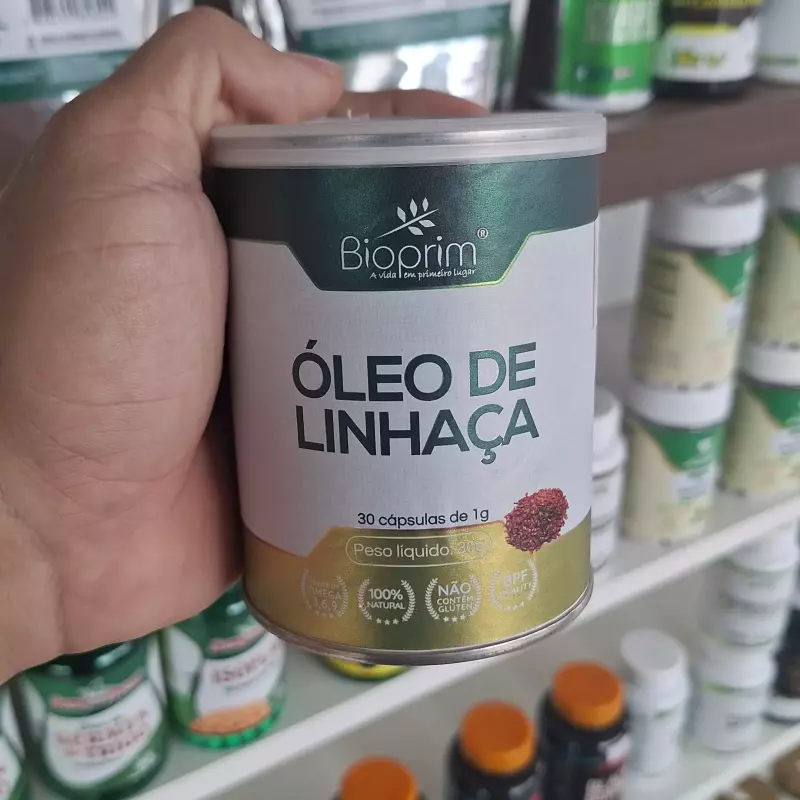 Óleo de linhaça 30caps