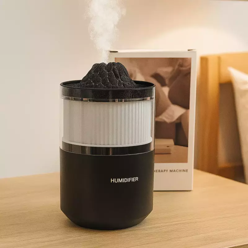 HUMIDIFICADOR + LAMPARA VOLCAN