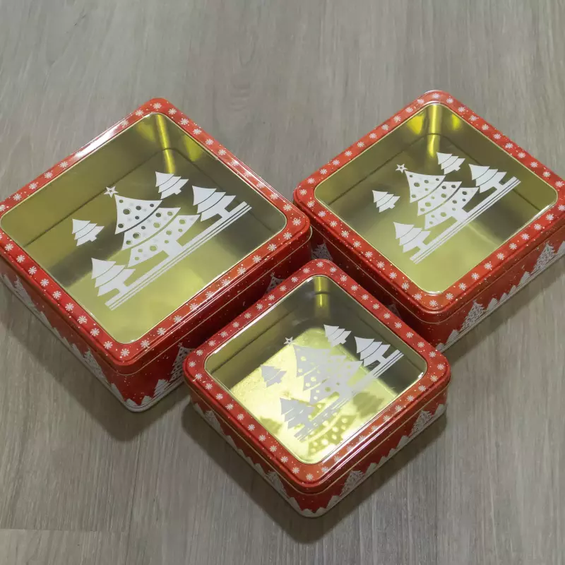 Latas Cuadradas Set con visor #86A