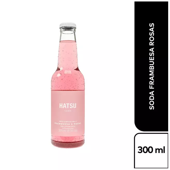 Soda Hatsu Frambuesa & Rosas