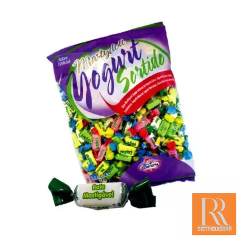 Bala Mastydoll Yogurte Sortidos 600g