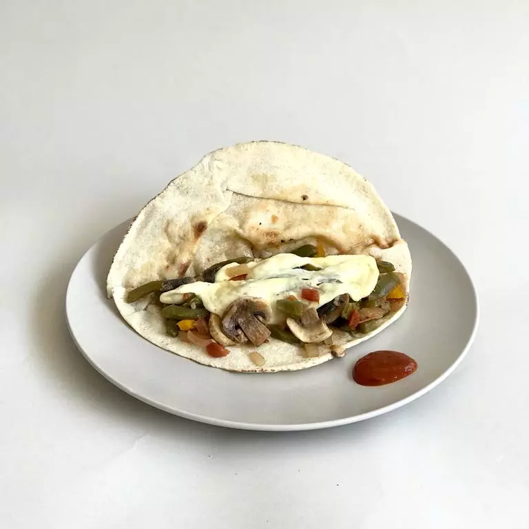 QUESADILLA MEXICANA,NOPAL,VEGAN+CAFE