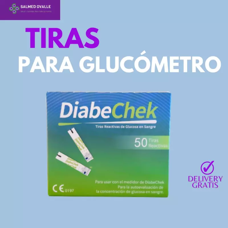 TIRAS PARA GLUCÓMETRO