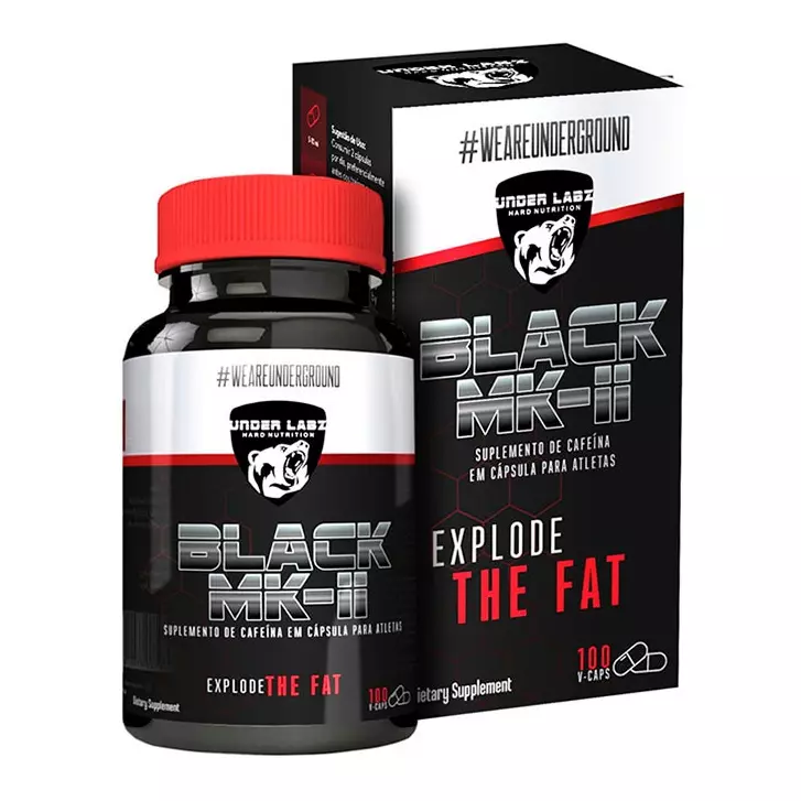 Black MK II 100 cápsulas Under Labz