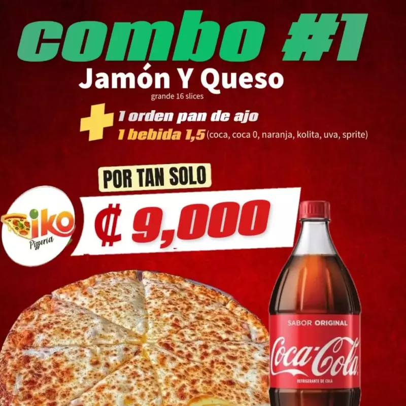 Combo #1 Jamón y queso