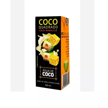 COCO QUADRADO MARACUJÁ 200 ML 27 UN.