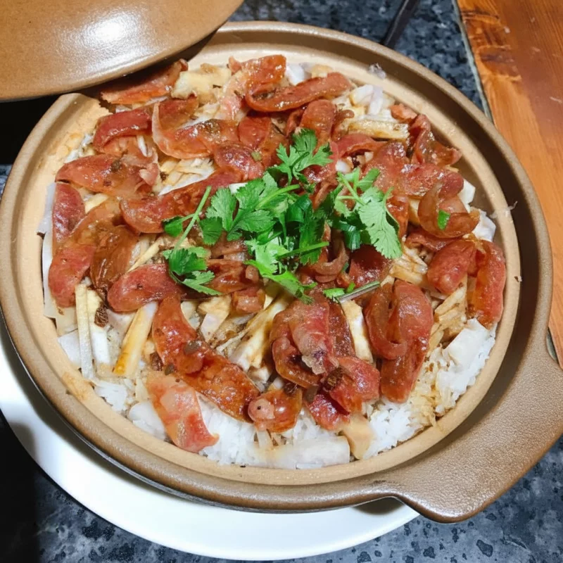 ARROZ CACER GRAND OTOE SALCH 香芋腊味煲仔饭