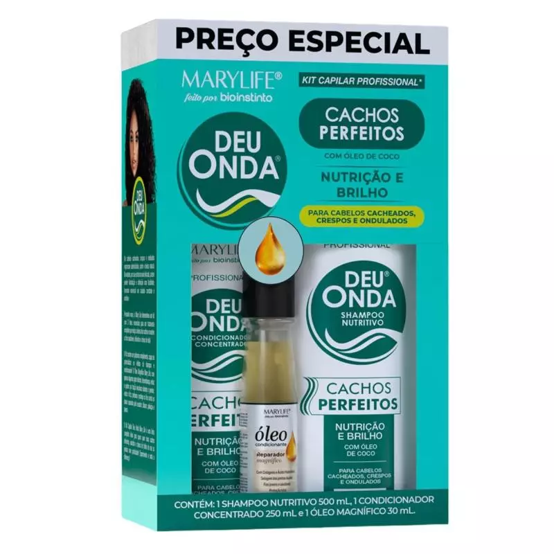 KIT Capilar 3x1 Nutritivo Deu Onda