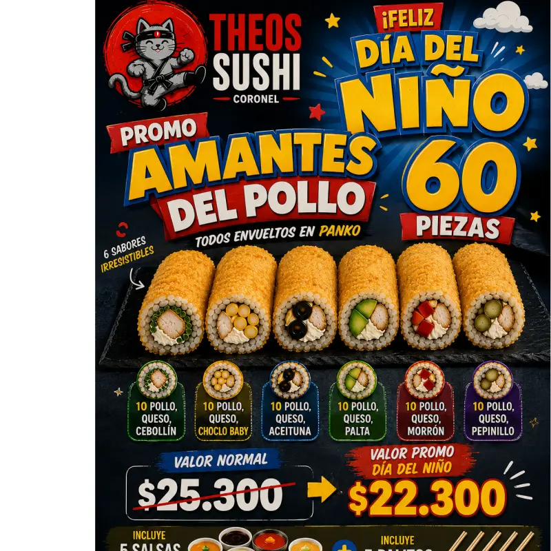 60 Chicken Panko DIA DEL NIÑO