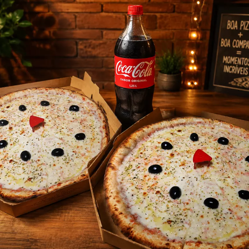 Promoção Combo Two Pizza + Soda