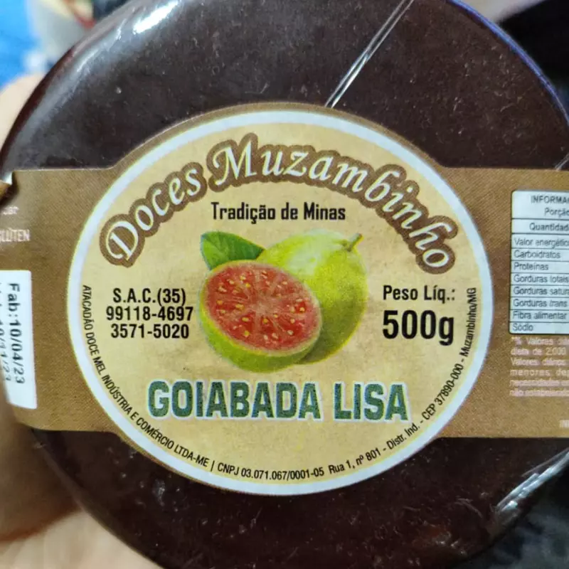 Goiabada Lisa Muzambinho 500g