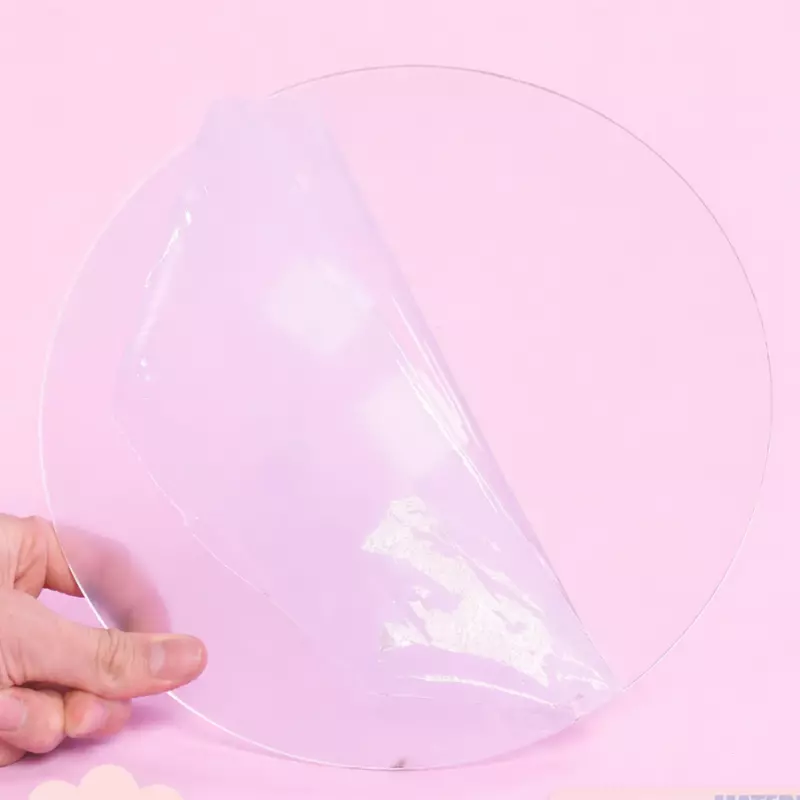 Espaldar acrilico redondo