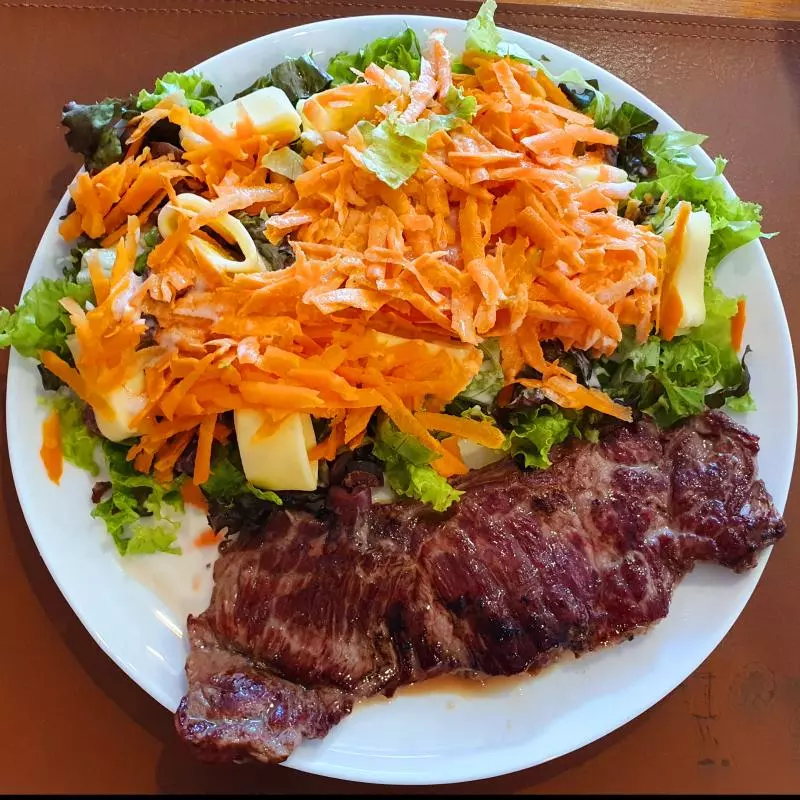 Salada com Contra Filé
