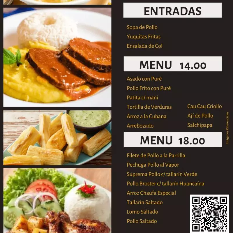 Menú 18.00 soles
