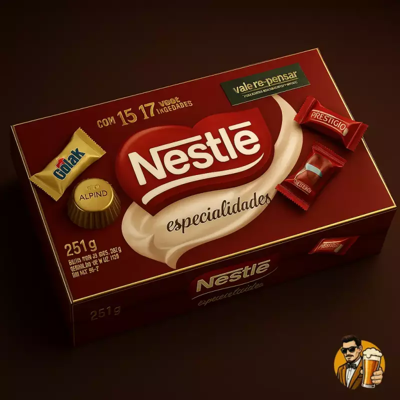 Caixa de bombom Nestlé 251g