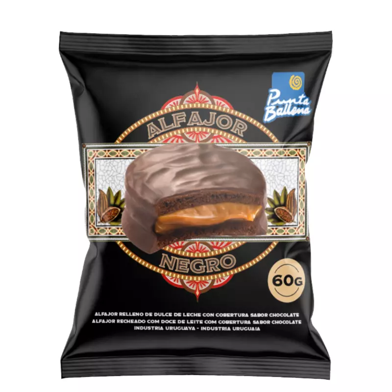 ALFAJOR NEGRO X 12 60g