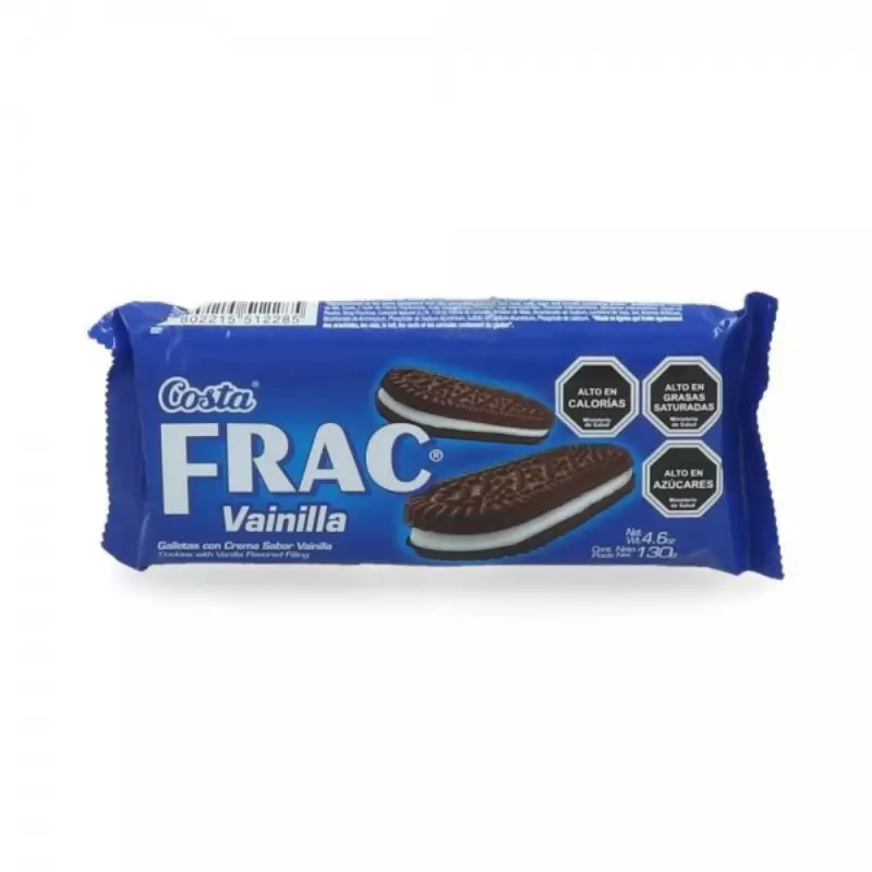 Galleta Frac Vainilla Costa 130 grs