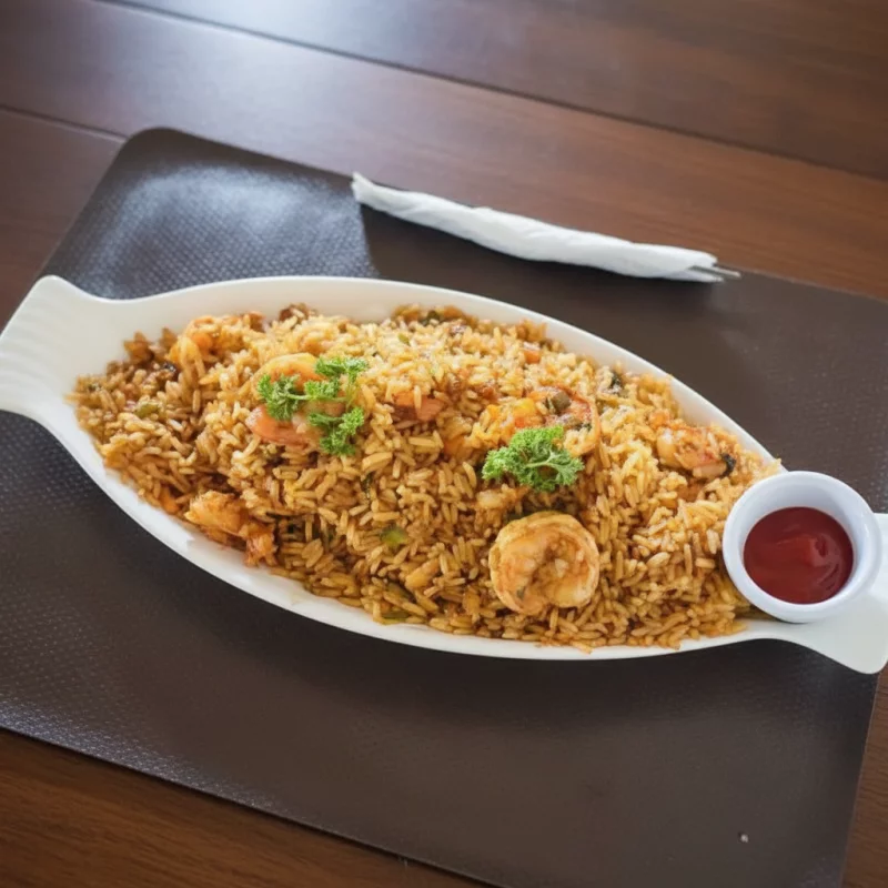 Arroz de camarones