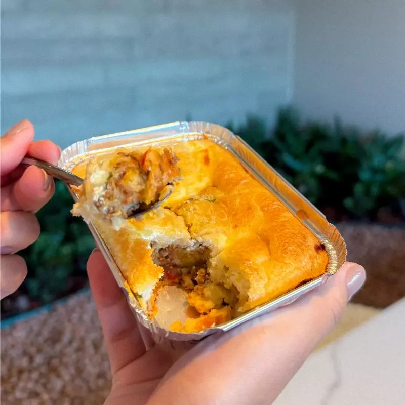 Tortinha de carne moída mexicana