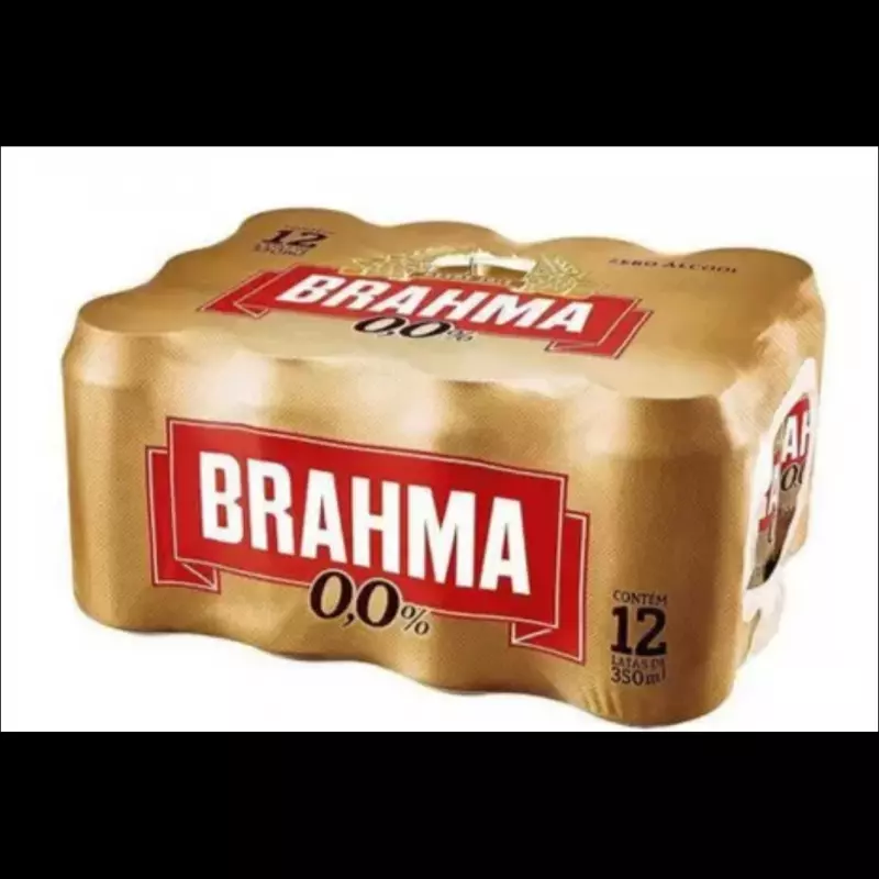 CERVEJA BRAHMA ZERO ÁLCOOL CX C/12UN