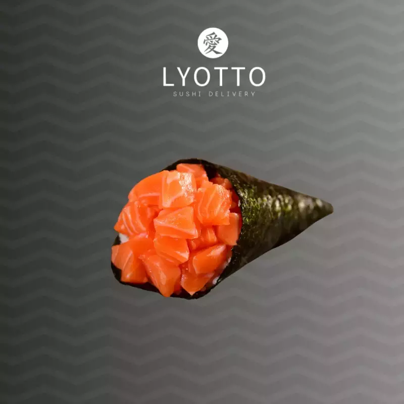 Temaki salmão