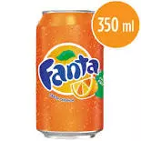 Fanta lata laranja 350ml