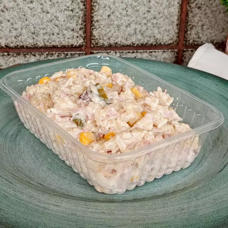 Arroz cremoso com lombo canadense