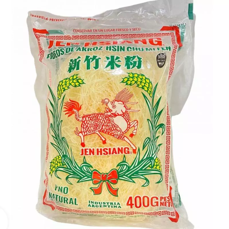 FIDEO DE ARROZ JEN HSIANG X 400G
