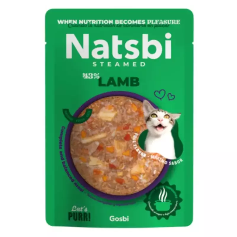 Caldo de cordero para gato 80g
