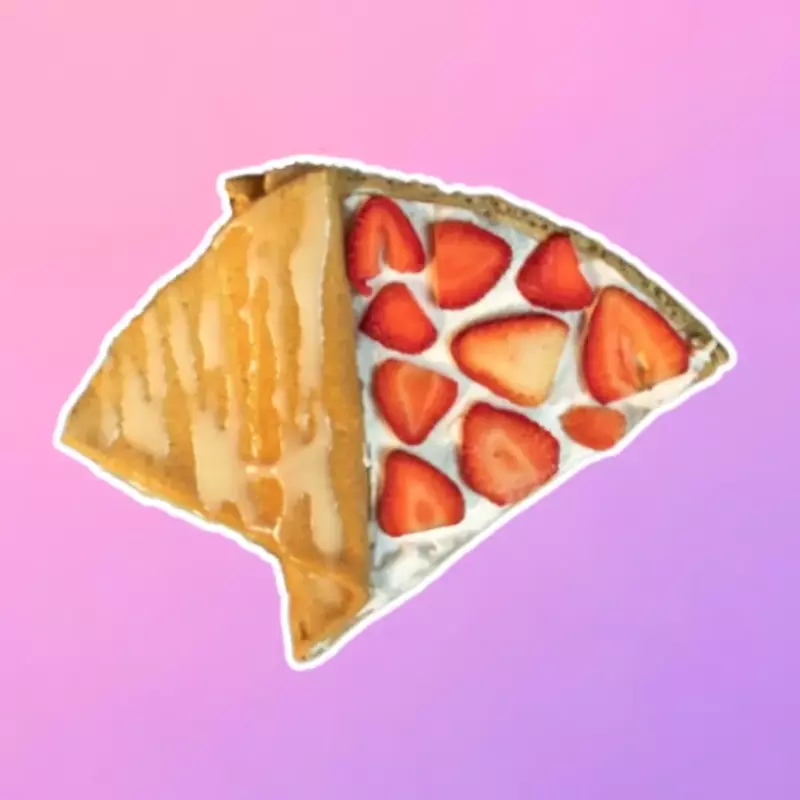 Crepa Fresas con crema