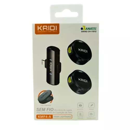 MICROFONE LAPELA KAIDI IOS KMF4-A