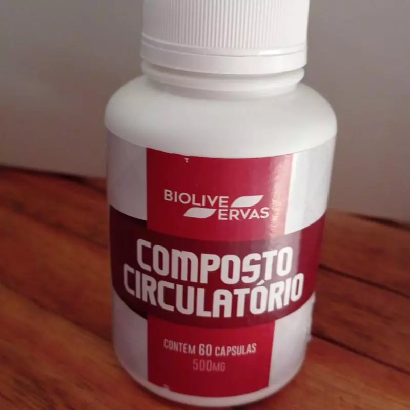 COMPOSTO CIRCULATÓRIO - 60 CÁPS - 500 MG