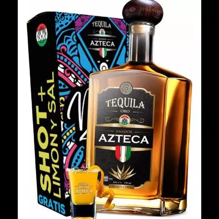 TEQUILA AZTECA GOLD 750ML