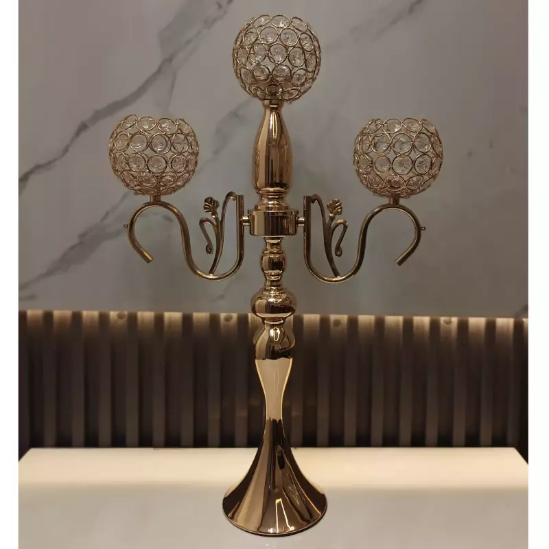 CANDELABRO X3 DORADO 319G